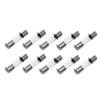 

10 Pcs Fast Blow Type Glass Tube Fuses 5x20mm 250V 2Amp