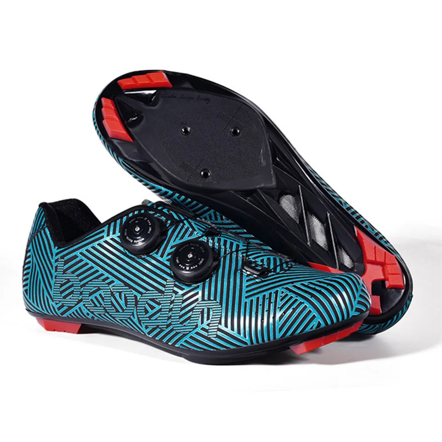 

2019 New Road Bike Cycling Shoes Microfiber Ultralight Anti-skid Wear Resistant Profession Self-Locking Bicycle Shoes Sneakers