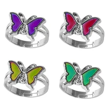 

1Pc Mood Ring Changing By Temperature Ajustable Rings Child Size Kids Birthday Party Supplies Diy Craft Toys