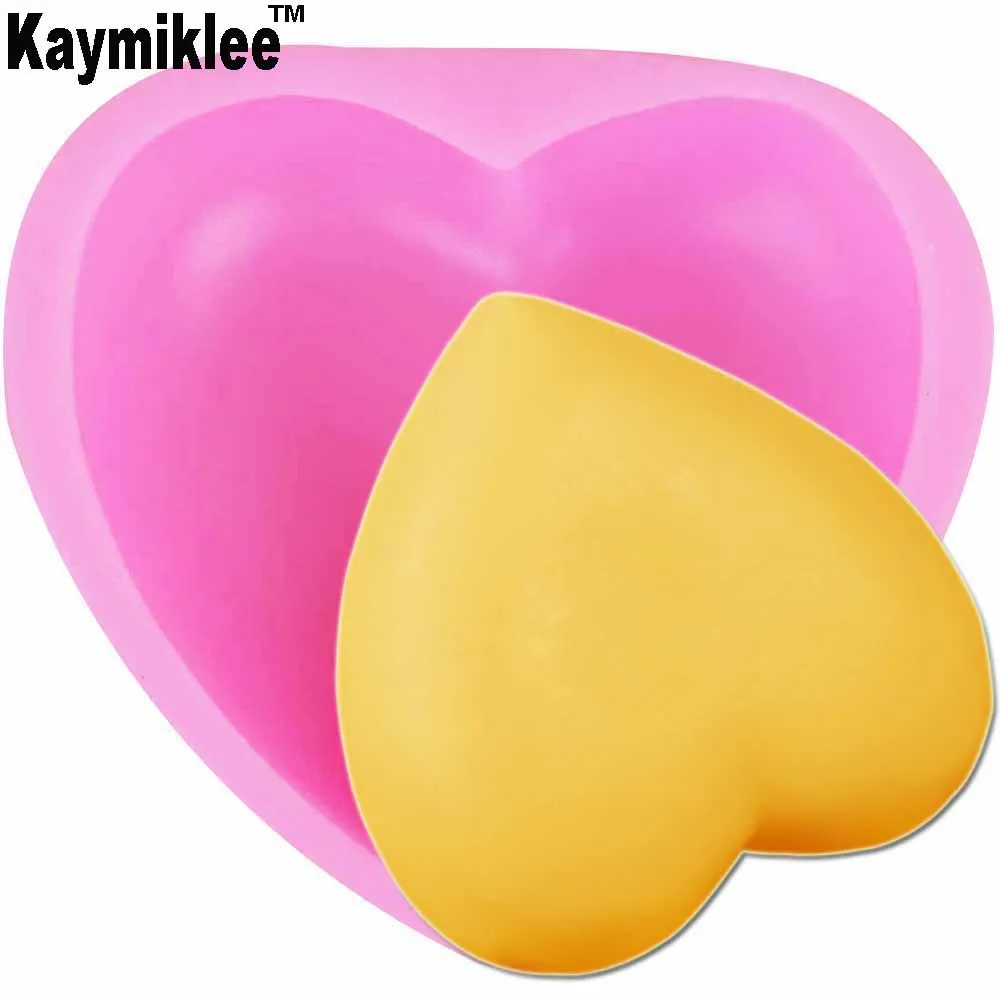 Kaymiklee M873 3D силиконовая форма для выпечки в форме сердца форма для торта, шоколада конфеты, печенье Кондитерская пена формы