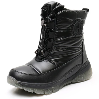 

EIE Women Snow Boots Platform Winter Boots Thick Plush Waterproof Non-slip Boots Fashion Women Winter Shoes Warm Fur botas mujer