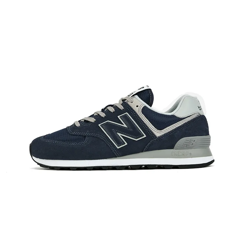 Оригинальные мужские кроссовки New Balance NB серии 574, спортивные Ретро кроссовки на шнуровке, модные повседневные износостойкие дышащие кроссовки ML574 - Цвет: ML574EGN