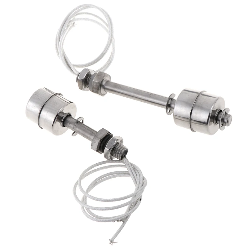 New Mini Stainless Steel Float Switch Tank Liquid Water Level Sensor Double Ball Float Switch Tank Pool Flow Sensors Wholesale