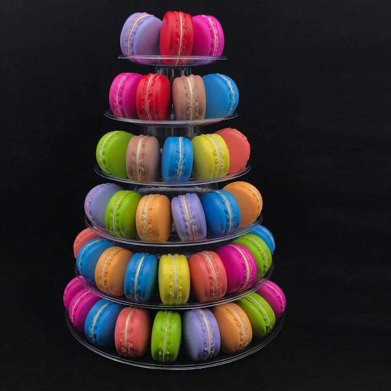 4/6 Layer Macarons Display Tower Cupcake Tower Rack Holder Cake Stand Birthday Party Wedding Decoration Tools