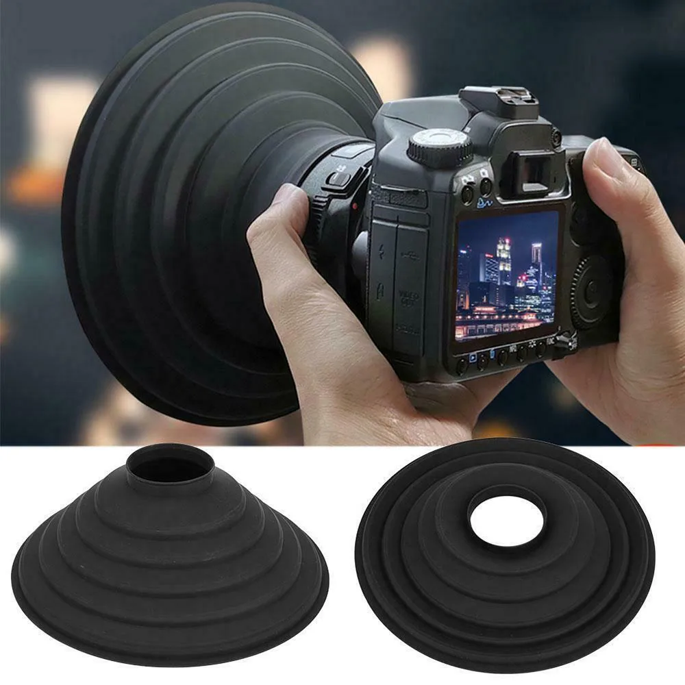 Foleto Anti-Riflettente Ultimate Lens Cover Silicone Pieghevole Lens Hood Foto Univirsal Per Canon Nikon Sony Dslr Camera Phone