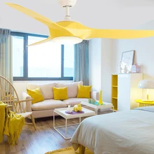 52 дюйма современный потолочный светильник с вентиляторами пульт дистанционного управления Спальня жизни Обеденная Декор осветительных дети изучают офисный вентилятор лампа