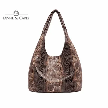 

Women Handbags Casual Tote Large Capacity Shoulder Bag For Women 2020 With Serpentine Prints Classical Designs schoudertas dames