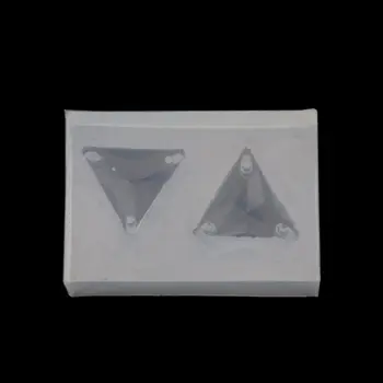 

Silicone UV Resin Mold Triangle Gem Beads Bracelets Mold Jewelry Making Tools