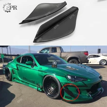 FRP Canard 2 шт. для BRZ FT86 GT86 FRS Rocket Bunny Ver 3 стекла/углеродного волокна Решетка переднего бампера тела KKit тюнинг для BR-Z гонок