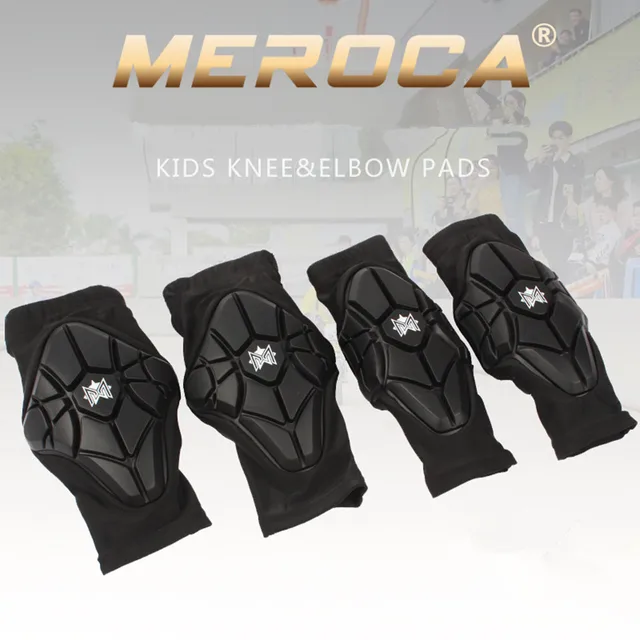 US $24.60 MEROCA Skating Protective Gear Set Elbow Pads Sliding Balance Bicycle Skateboard Ice Skate Roller K