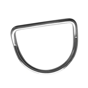 

Durable Diving Scuba Bent D Ring for 2 inch/50mm Webbing Belts - 316 Stainless Steel
