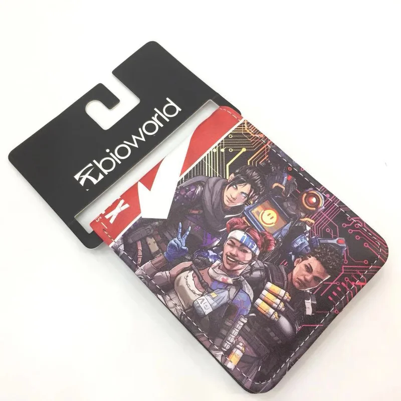 Мужские и женские Короткие Бумажники из искусственной кожи Game Apex legends