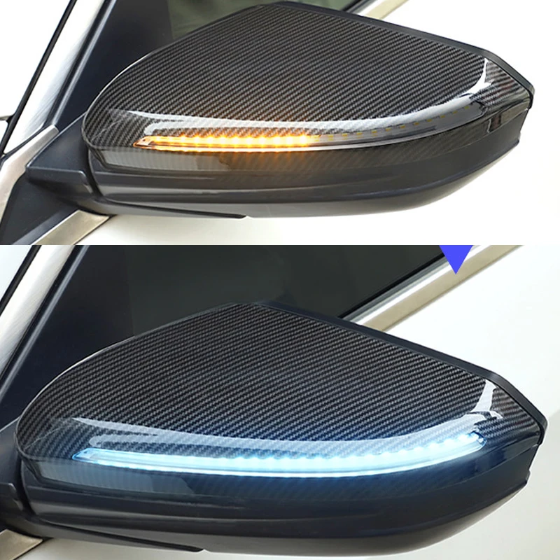 

For Honda Civic 2016-2019 Carbon Style Dynamic Turn Signal LED Side Rearview Mirror Indicator Blinker Repeater Light Car Styling
