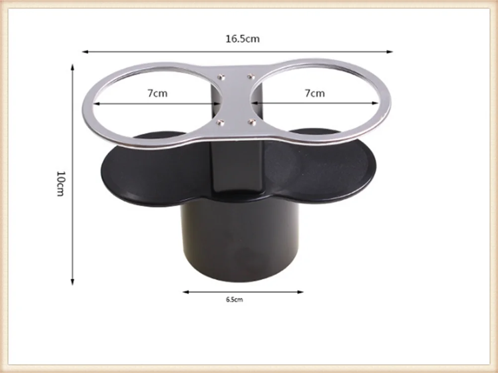 Universal New black Car cup holder drink water accessories auto shape for Fiat 500X Argo 500L 124 Tipo Qubo Panda Mobi 16-20