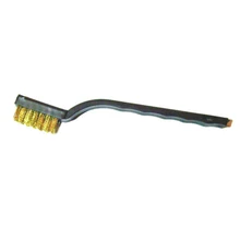 12Pcs Mini Wire Brush Set Steel Brass ABS Cleaning Polishing Metal Rust Tool