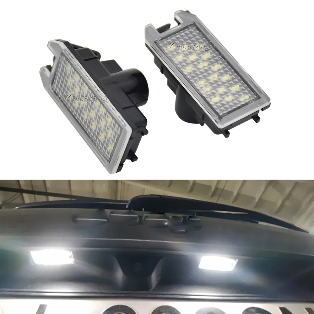 2X Canbus Led Targa Luce Lampada Per Jeep Grand Cherokee Compass Patriot Fiat 500 Dodge Viper Maserati Levante