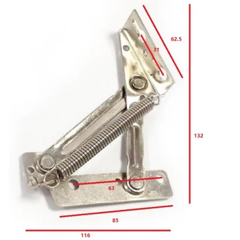 

Metal Wardrobe 2x Hinges Spring 2pcs/set Corner 80 Degree Easy Installation Adjustable 84mm*21mm Anti Corrosion