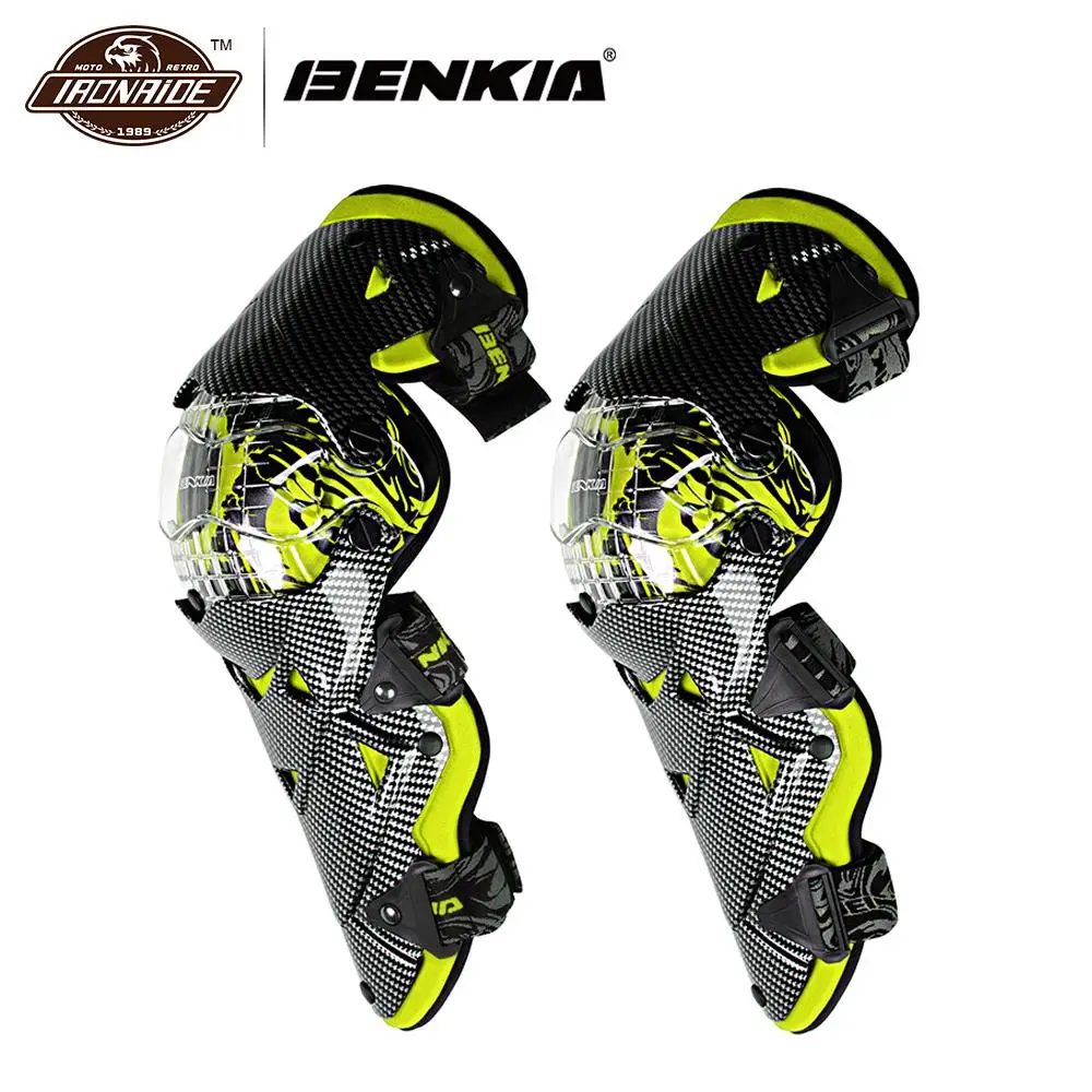 

BENKIA Motorcycle Knee Pad Men Knee Protector Protective Gears Knee Gurad Protector Equipment Gear Motocross Guards Racing Moto