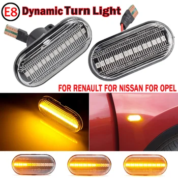 

Sequential Flashing LED Turn Signal Side Marker Light For Dacia Duster Dokker Lodgy Renault Megane 1 Clio1 2 KANGOO ESPACE Smart