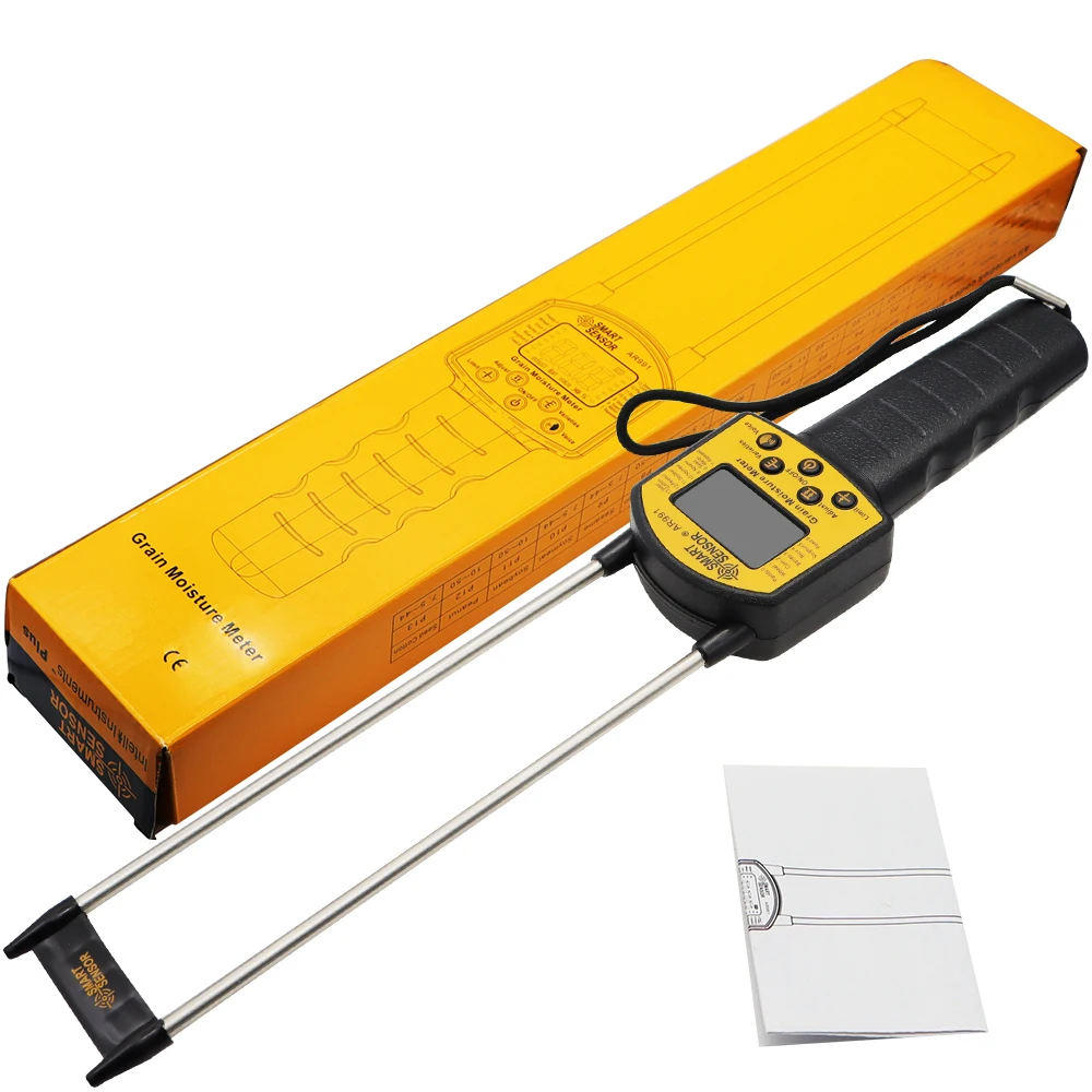 AR991 Grain Moisture Meter Hygrometer Digital Moisture Meter For Corn,Wheat,Rice,Bean,Wheat Flour Fodder Rapeseed Seed 40% Off inline water meter