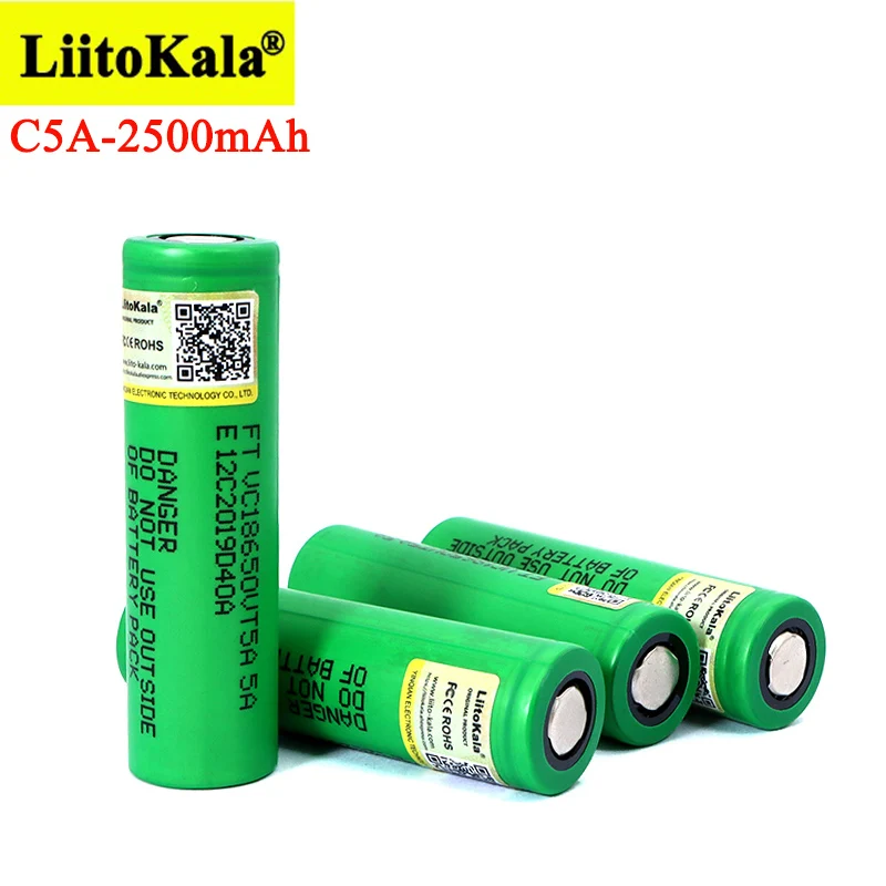 Liitokala 3 7V 2600mAh VTC5A Batterie Li Ion Rechargeable 18650