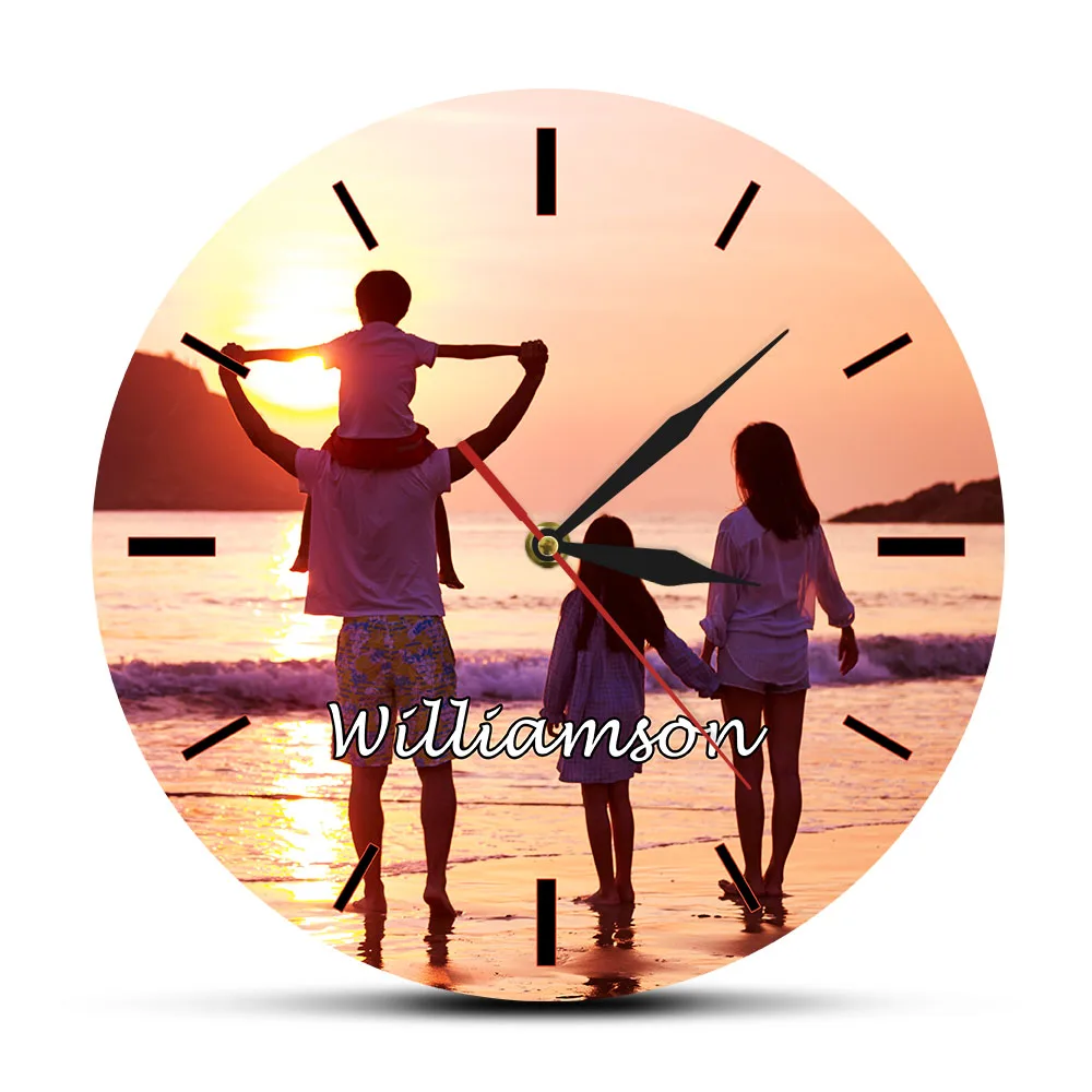 Tailor Shop Quilting and Sew Time Seamstress Modern Wall Clock Customize The Label Sewing Sign Wall Clock Personalize With Name