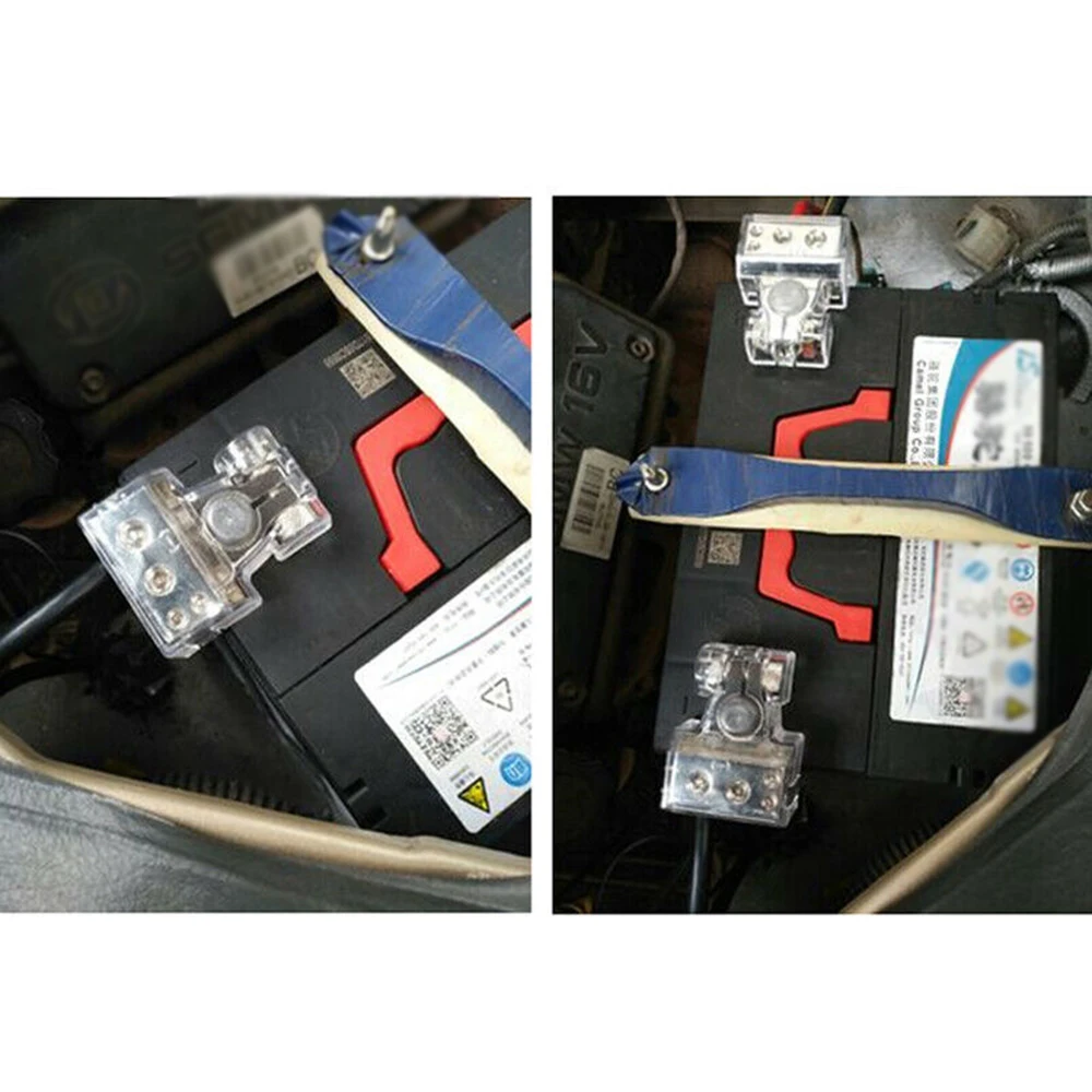 1 пара детских хлопковых колготок, 0/4/8 Awg Gauge автомобиль положительные и отрицательные Батарея клемму разъем позолоченная поверхность, устойчивость к окислению