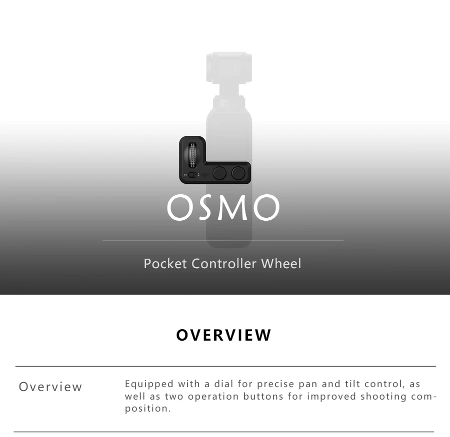 DJI OSMO карманные аксессуары Osmo Карманный расширительный комплект/водонепроницаемый корпус/беспроводной модуль/контроллер колеса/стержень для DJI