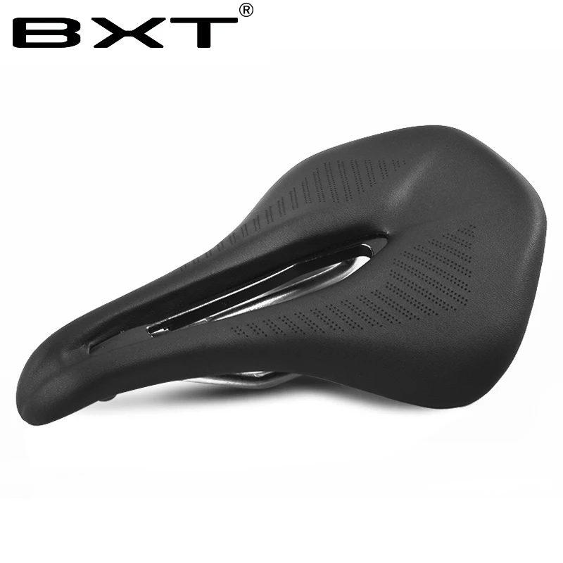 BXT велосипедное седло для горного велосипеда, удобное кожаное седло для горного велосипеда MTB, дышащее мягкое сиденье для гонок