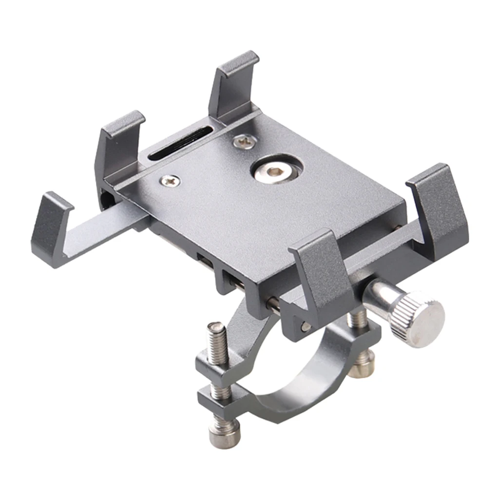 Scooter Phone Bracket Rack Mobile Phone GPS Case Accessories Cell Phone Holder Handlebar Mount Adjustable for Motorcycle Bicycle