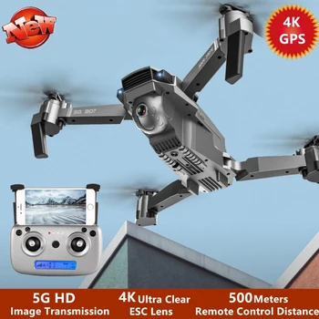 

Professional GPS Smart Follow Remote Control Drone WIFI FPV 4K ESC Camera Gesture Control Fixed Surround Foldable RC Quadcopter