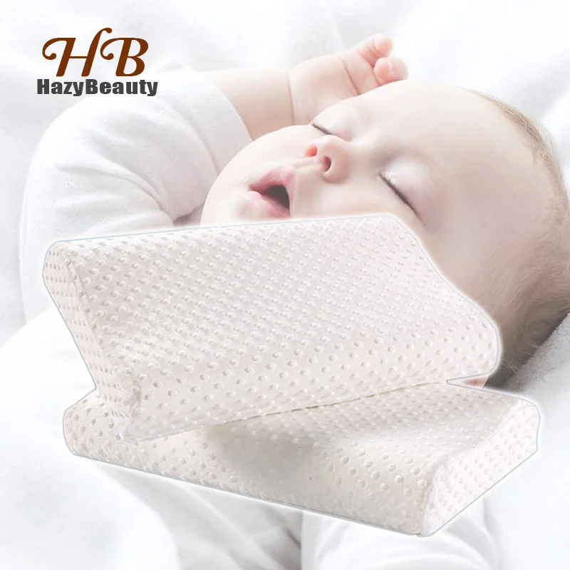Memory Foam Baby Pillow Orthopedic Neck Protector Sleeping Memory Foam White Pillows Super Soft Bed Pillow For Children 40x25cm Pillow Aliexpress