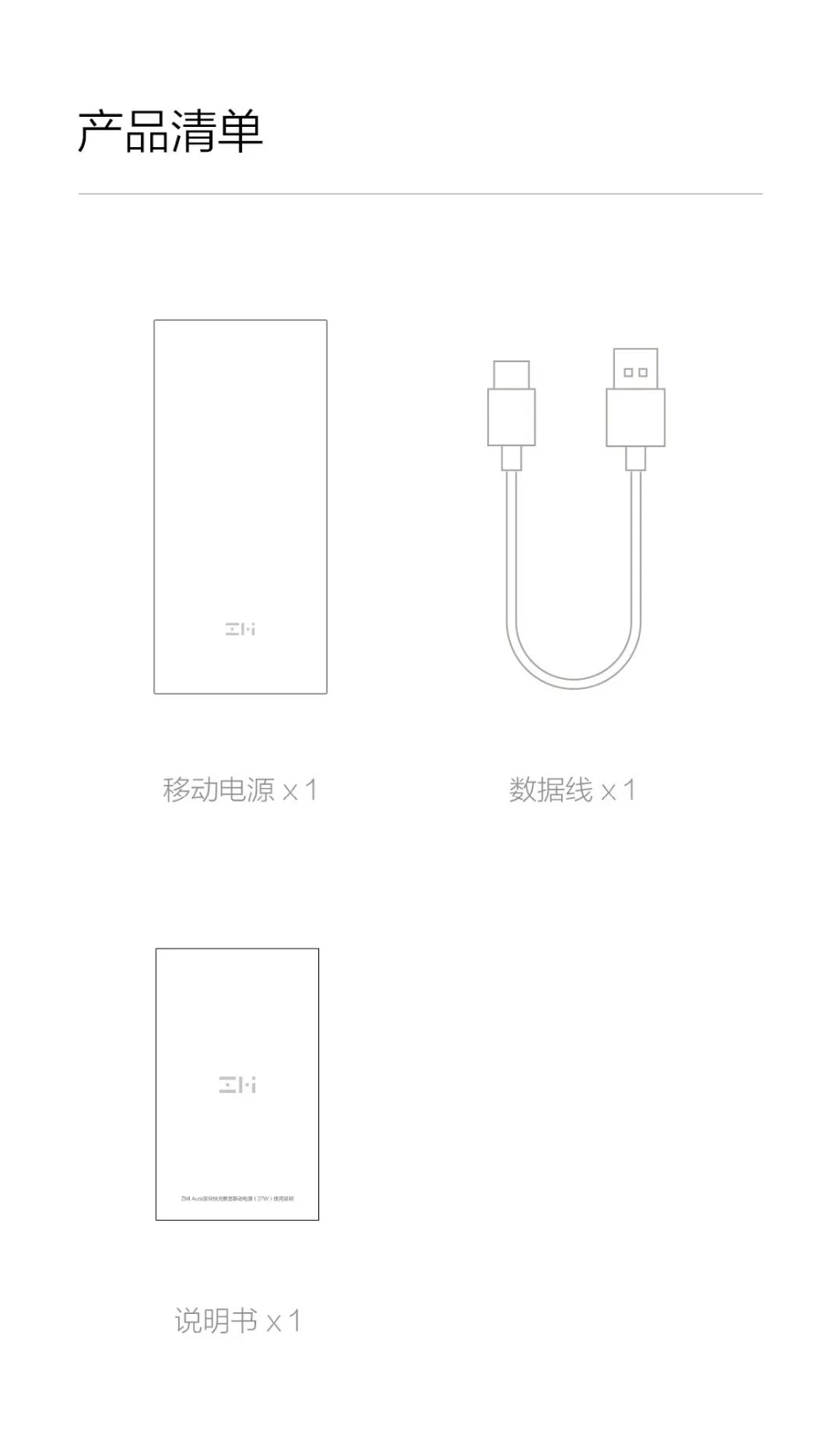 Xiaomi ZMI power Bank 20000 мАч Внешний аккумулятор портативный зарядный цифровой дисплей QC3.0 Dual USB QB822 20000 мАч power bank