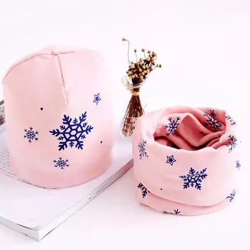 

Baby Boys Girls Scarf Beanies Cap Set Children Winter Warm Windproof Hat Scarves N1HB