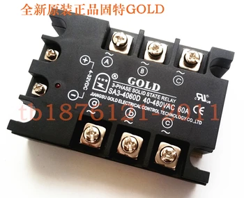 

GOLD Genuine Three-phase Solid State Relay SA34060D DC Control AC 60A SA3-4060D