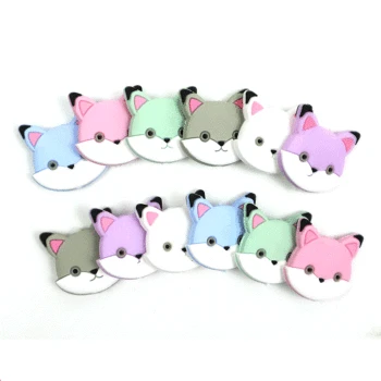 

100pcs/lot Baby Teether Silicone Beads Baby Teething Food Grade Silicone Teether DIY Necklace BPA Free Baby Products