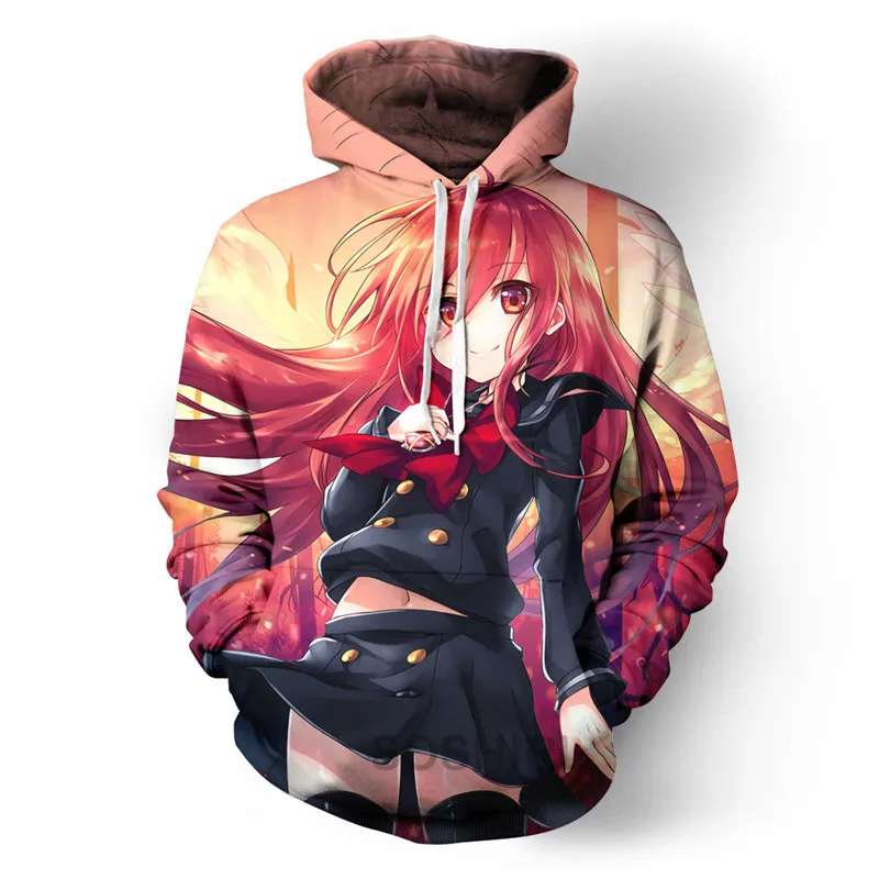 SOSHIRL огненный Ангел Толстовка Kawaii милый аниме для девочек унисекс хипстер