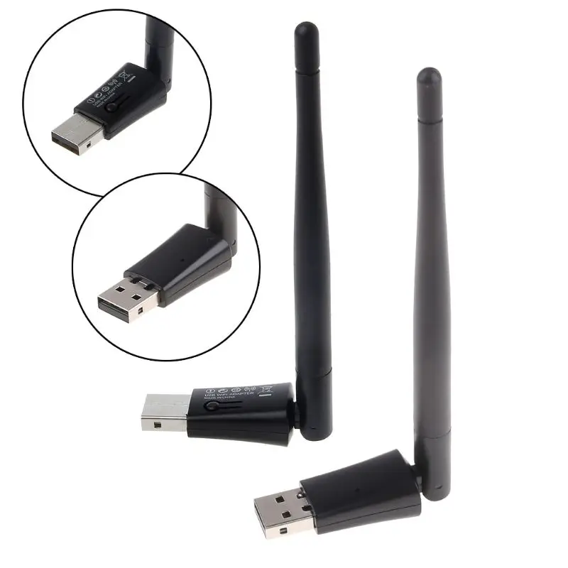 

1pc High Speed Mini Wireless Wifi Adapter 150Mbps 2dbi 5dbi Antenna USB Wifi Receiver Network Card Adapter 802.11b/n/g