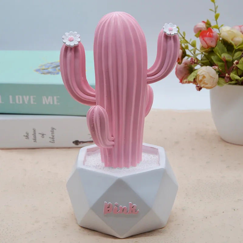 Home Deskstop украшение из Смолы Кактус офисный стол Декор милые украшения подарки DIY