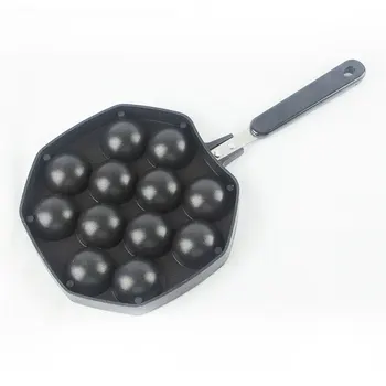 

Grill Plate Takoyaki Grill Pan Octopus Ball Maker Convenient Practical 12 Holes Non-Stick Square Party DIY Gas Appliance