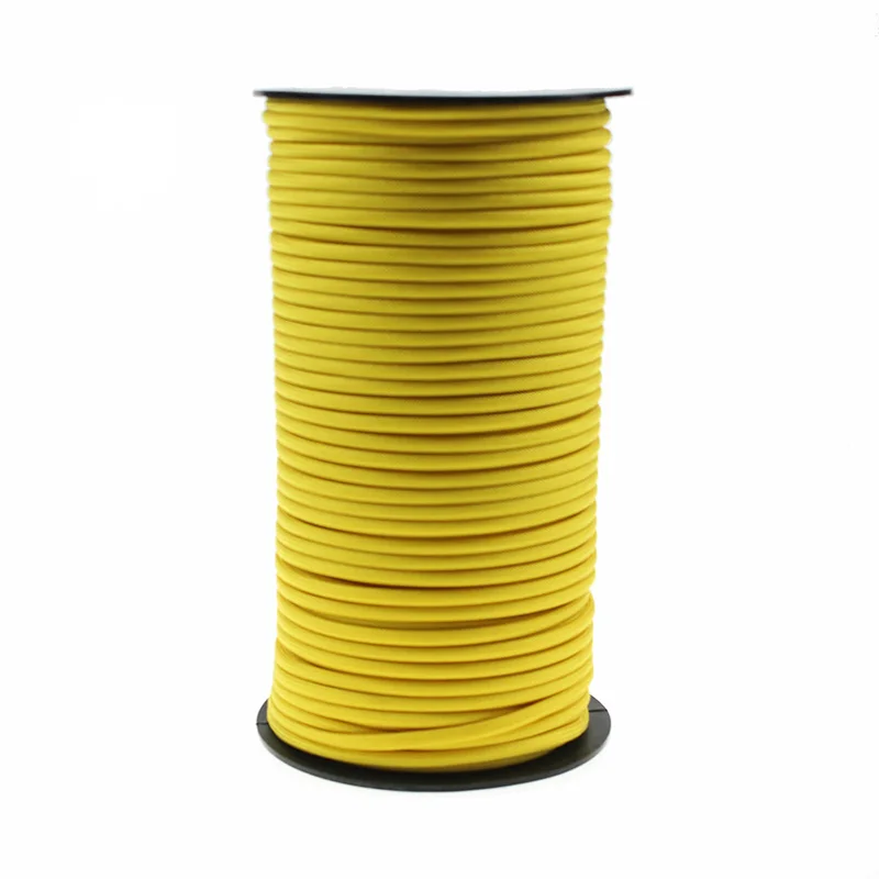 7 ядер Paracord 100 м открытый спасательный канат в комплекте веревка для палатки Скалолазание Веревка Браслет - Цвет: Yellow