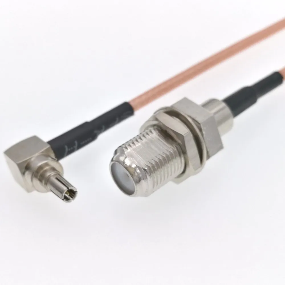 

CRC9 Male To F Female nut bulkhead RG316 Pigtail Cable Huawei Modem 16cm