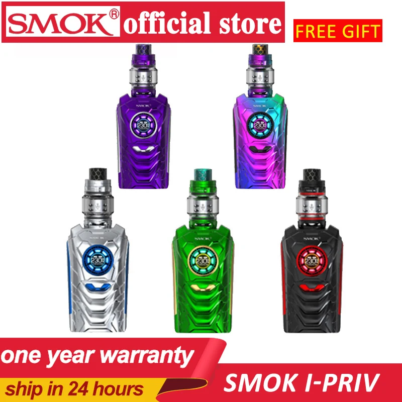 SMOK I PRIV 230 Вт Голосовое управление искусственный интеллект Priv Box Mod 8 мл TFV12 Prince Tank V12