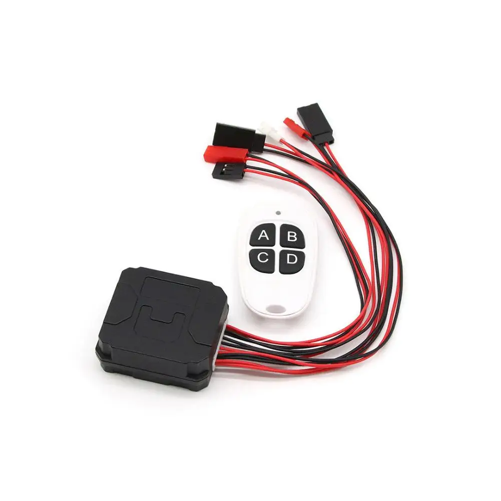 

Ways CH4 Winch Control Wireless Remote Controller Receiver for 1/10 RC Crawler Axial SCX10 90046 Traxxas Trx4 Redcat
