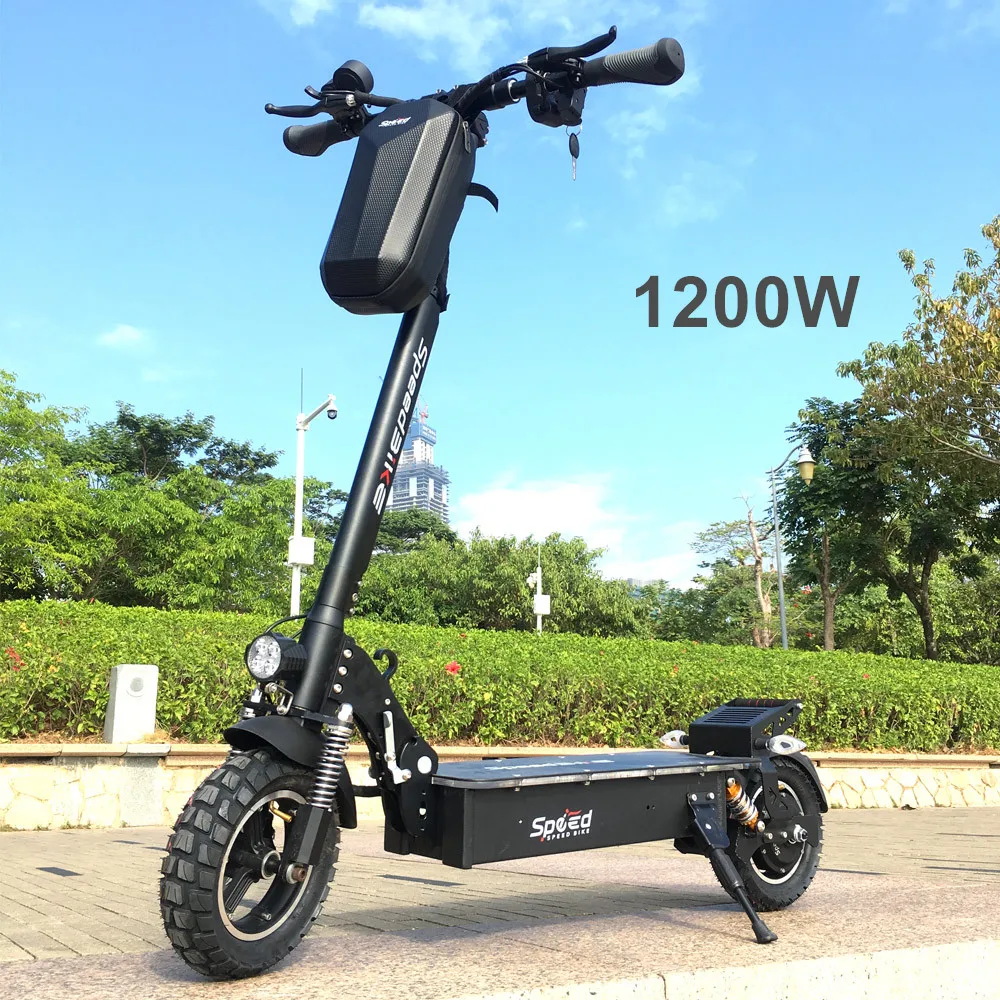 Электрический скутер SpeedBike SK1 1200 Вт цветной светодиодный