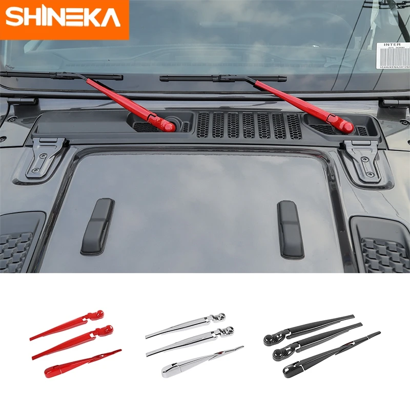 Shineka Windscreen Wipers For Jeep Wrangler Jl 2018+ Abs Car Front Rear