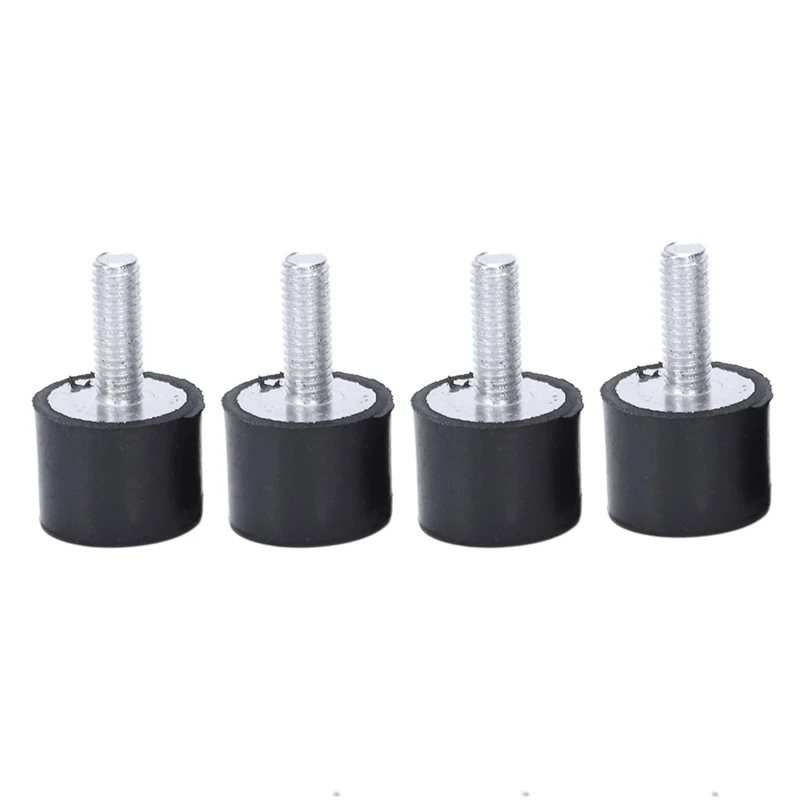 

4pcs Anti Rubber Vibration Mounts Isolators Bobbins Silent block Pump - M6 Pattern&Size:#1 20X15mm