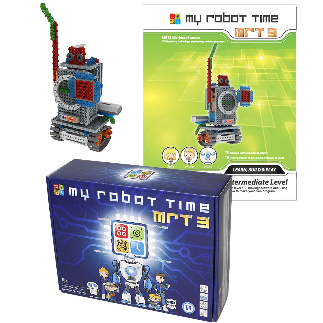 My Robot Time High Tech DIY программируемые роботы Строительный блок Комплект сборная