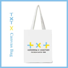 Kpop TXT холлщовая сумка TOGETHER X TOGETHER модная сумка для шопинга на плечо сумка K-pop TXT вентиляторы подарки, Прямая поставка
