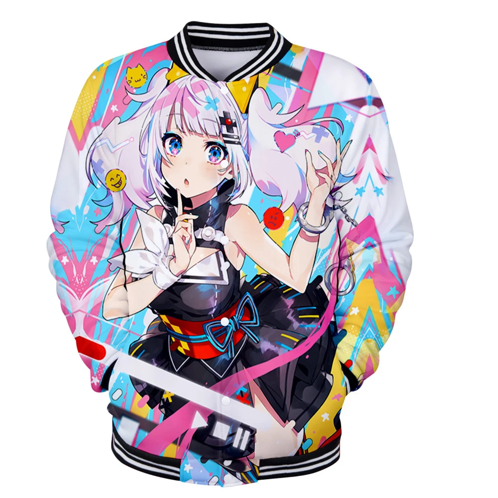 

Бейсбольная Униформа Kaguya Luna для мужчин и женщин, праздничная уличная одежда с 3D принтом, уличная одежда в стиле хип-хоп и панк, Осень-зима
